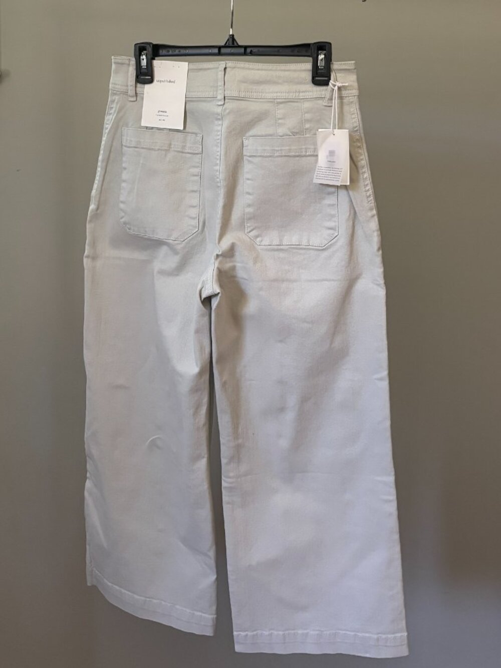 unpublished Gemma Crystal High-Rise Wide Leg Cropped Jeans Size 30/10 NWT - Picture 3 of 7